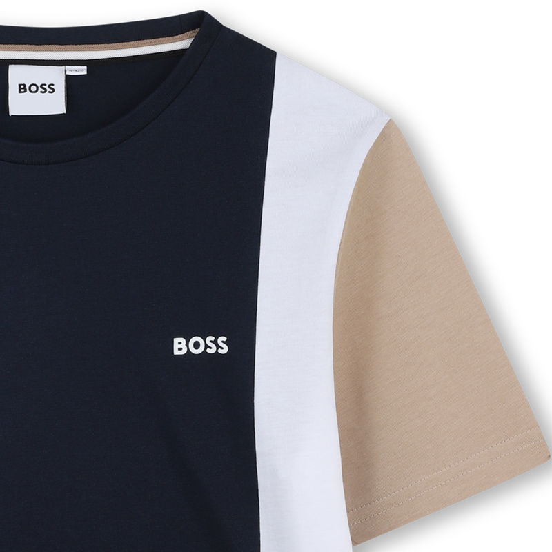 Buntes T-Shirt aus Baumwolle BOSS 
                        JUNGE