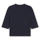 Baumwoll-Langarmshirt BOSS 
                    JUNGE
