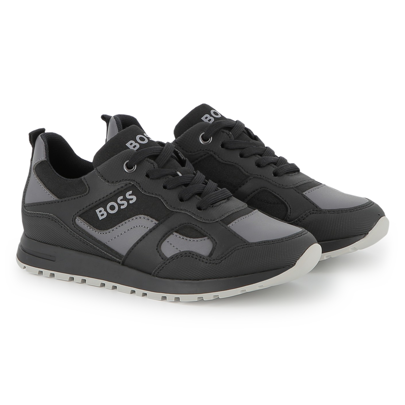 Sneakers aus Kunst- und Canvas-Stil BOSS 
                        JUNGE