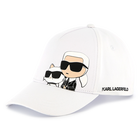 Verstellbare Cap mit Print KARL LAGERFELD KIDS 
                    M&Auml;DCHEN