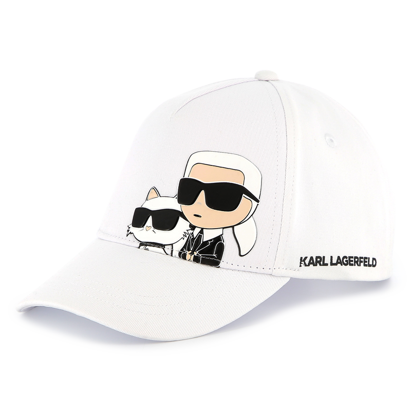 Verstellbare Cap mit Print KARL LAGERFELD KIDS 
                        M&Auml;DCHEN