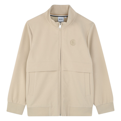 Einfarbige Sweatjacke BOSS JUNGE