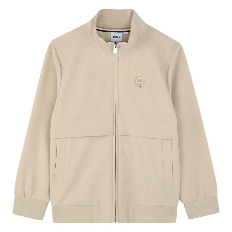 Einfarbige Sweatjacke BOSS 
                        JUNGE