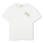 Kurz&auml;rmliges Baumwoll-T-Shirt, GEBROCHENES WEISS, hi-res