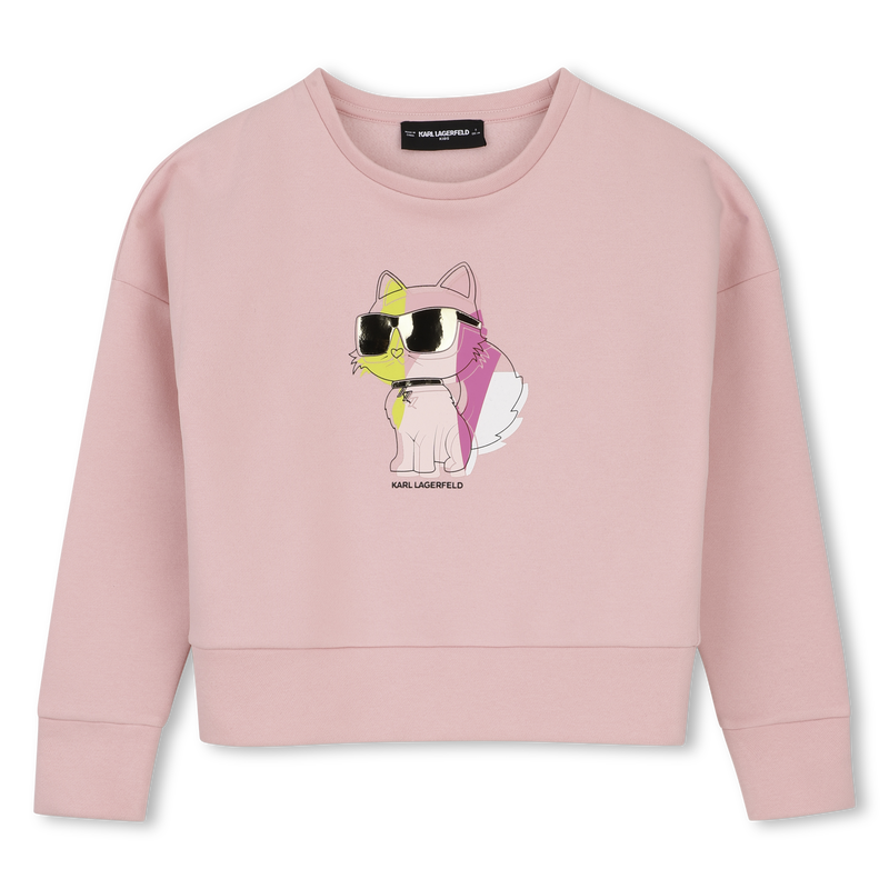 Sweatshirt KARL LAGERFELD KIDS 
                        M&Auml;DCHEN