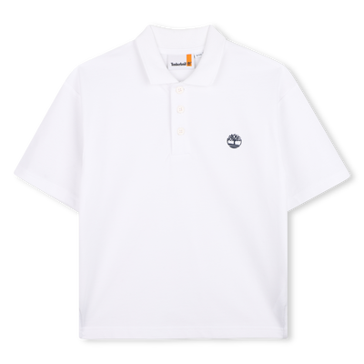 KURZ&Auml;RMELIGES POLOSHIRT MIT LOGO TIMBERLAND JUNGE