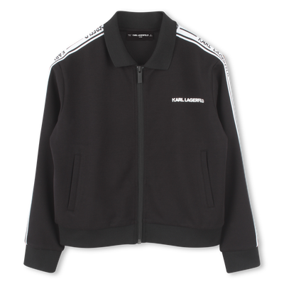 Sweatjacke mit Taschen KARL LAGERFELD KIDS JUNGE