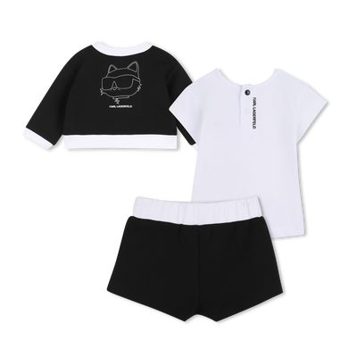 3-TEILIGES SET KARL LAGERFELD KIDS M&Auml;DCHEN
