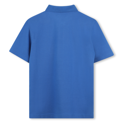 Einfarbiges Poloshirt mit Logo TIMBERLAND JUNGE