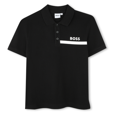 KURZ&Auml;RMELIGES POLOSHIRT BOSS JUNGE