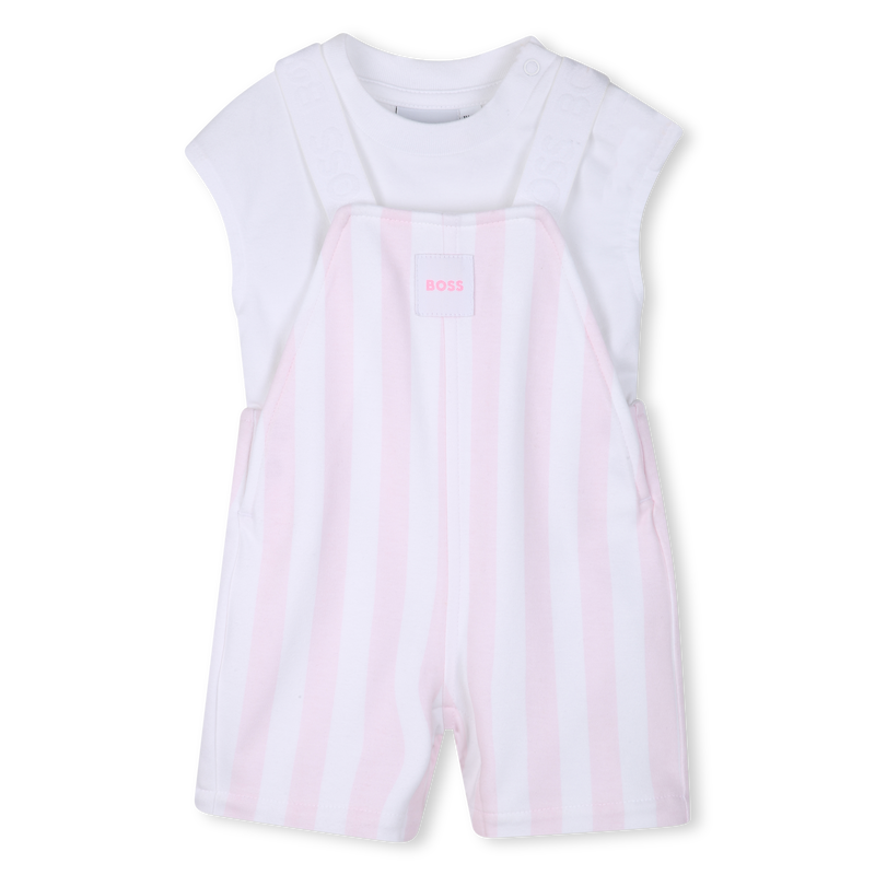 OVERALL + T-SHIRT-SET BOSS 
                        M&Auml;DCHEN