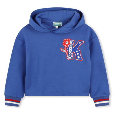 Besticktes Kapuzen-Sweatshirt KENZO KIDS M&Auml;DCHEN