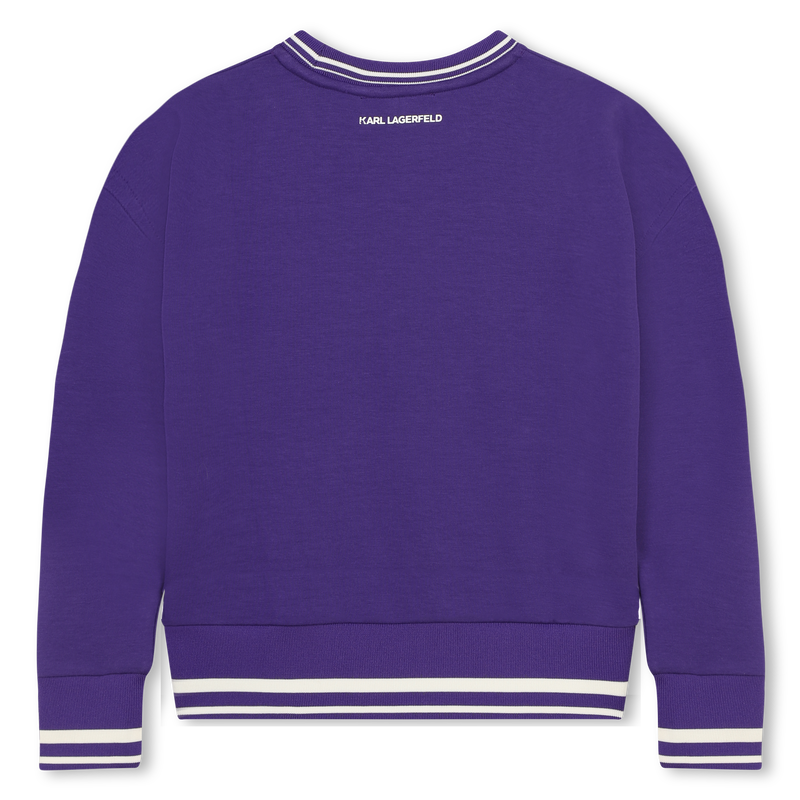 Sweatshirt mit Motiv KARL LAGERFELD KIDS 
                        M&Auml;DCHEN