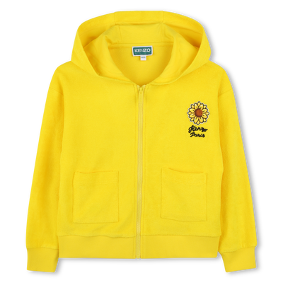 Joggingjacke aus Frottee KENZO KIDS M&Auml;DCHEN