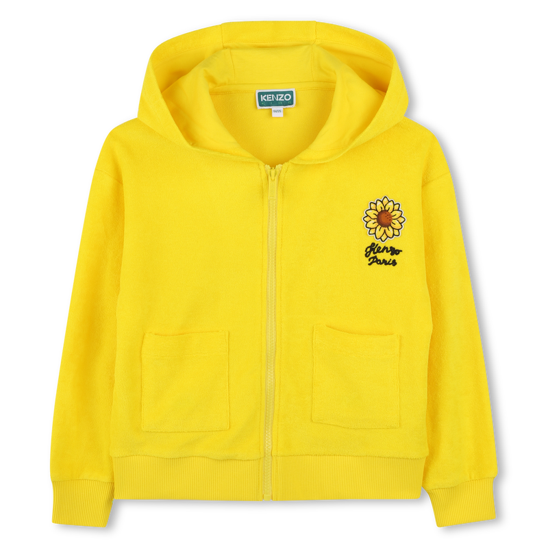 Joggingjacke aus Frottee KENZO KIDS 
                        M&Auml;DCHEN