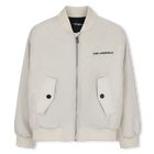Bomber aus Stoff KARL LAGERFELD KIDS 
                    JUNGE
