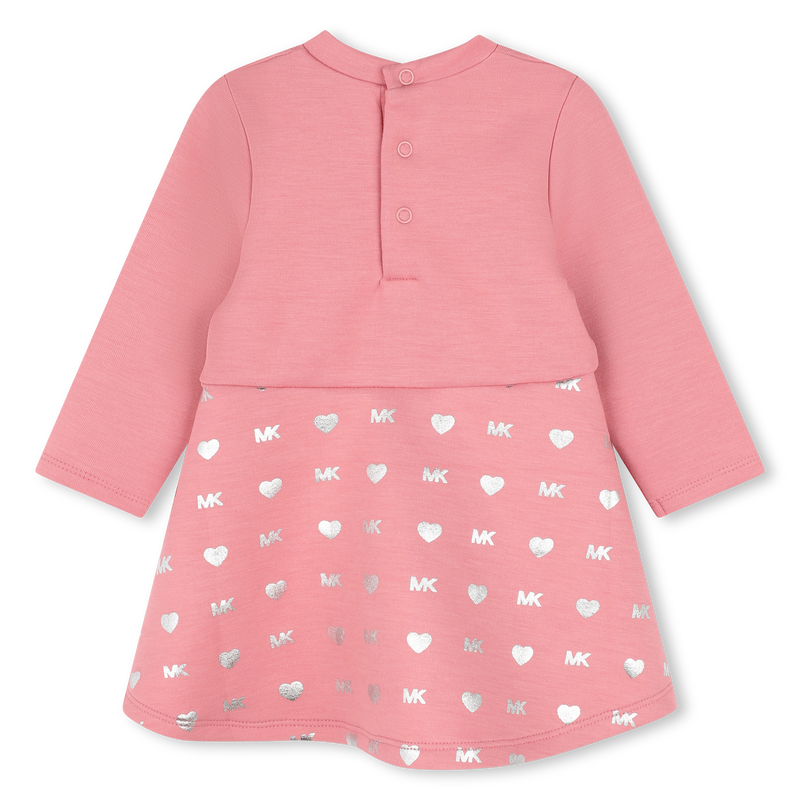 Lang&auml;rmeliges Kleid mit Nieten MICHAEL KORS 
                        M&Auml;DCHEN