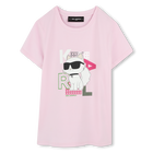 Bedrucktes T-Shirt KARL LAGERFELD KIDS 
                    M&Auml;DCHEN