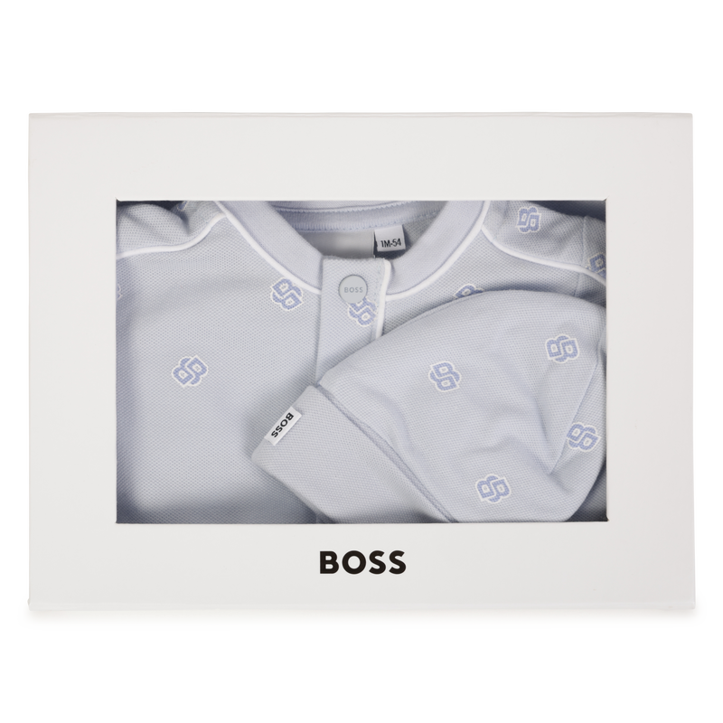 Pyjama und M&uuml;tze mit Druck BOSS 
                        JUNGE