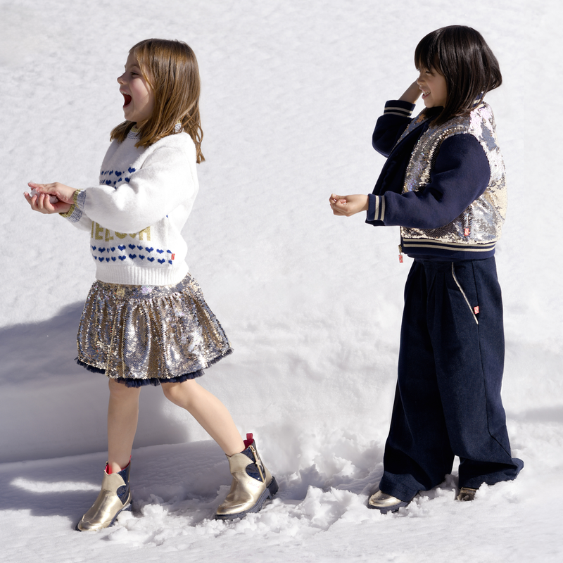 Glitzerstiefeletten mit Zipper BILLIEBLUSH 
                        M&Auml;DCHEN