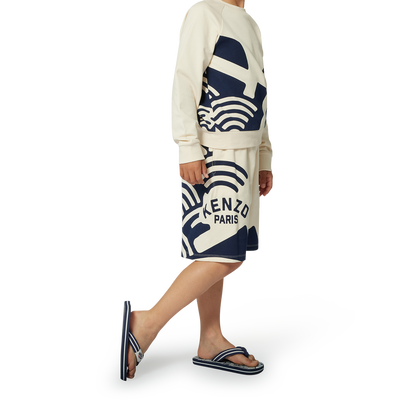 Bermudas mit Siegel-Druck KENZO KIDS JUNGE