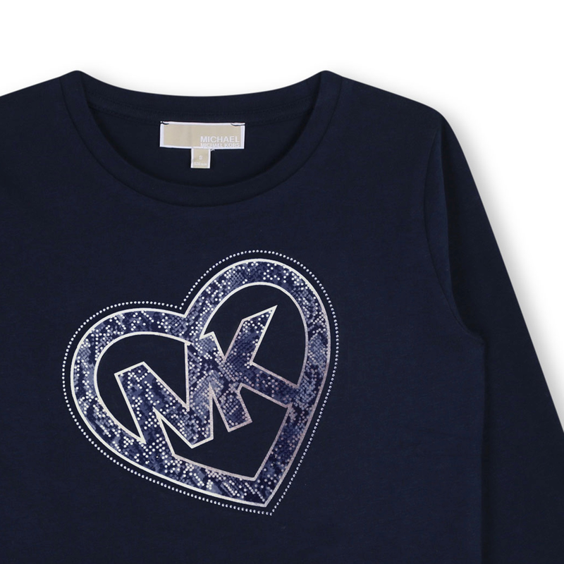 Langarm-T-Shirt aus Baumwolle MICHAEL KORS 
                        M&Auml;DCHEN