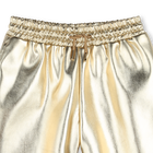 Goldene Shorts aus Kunstleder BOSS 
                    M&Auml;DCHEN