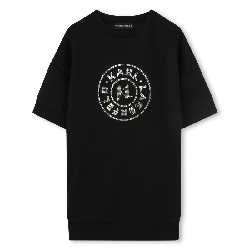 Kurz&auml;rmeliges Kleid KARL LAGERFELD KIDS 
                        M&Auml;DCHEN