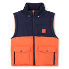 Daunenjacke mit abnehmbaren &Auml;rmeln und Kapuzen TIMBERLAND 
                    JUNGE