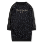 Lang&auml;rmeliges Kleid KARL LAGERFELD KIDS 
                    M&Auml;DCHEN