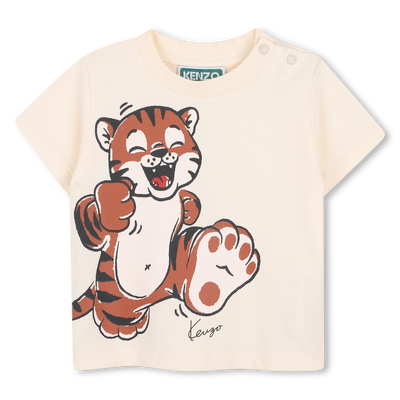 T-Shirt mit kurzen &Auml;rmeln KENZO KIDS JUNGE