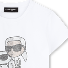 Kurzarmshirt KARL LAGERFELD KIDS 
                    M&Auml;DCHEN