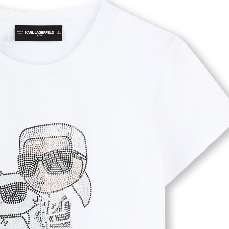 Kurzarmshirt KARL LAGERFELD KIDS 
                        M&Auml;DCHEN