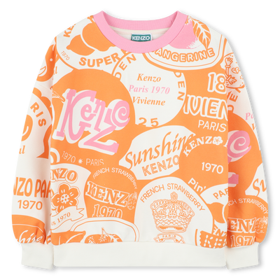 Sweatshirt aus Molton KENZO KIDS M&Auml;DCHEN