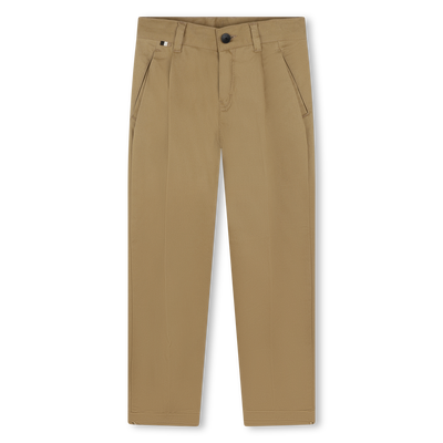 Melierte Hose aus Twill BOSS JUNGE