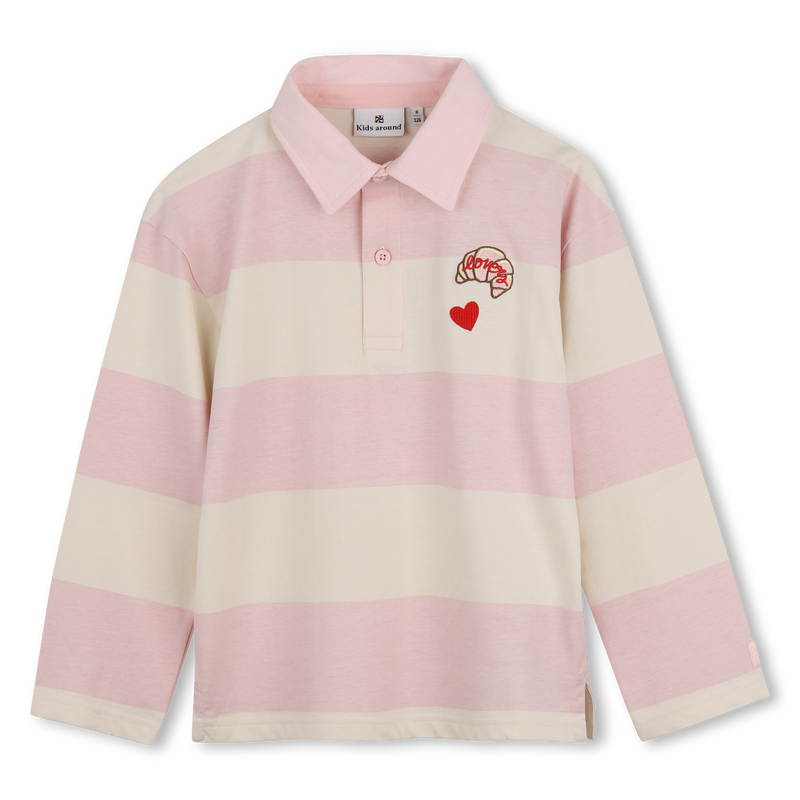 Langarm-Polo KIDS AROUND 
                        M&Auml;DCHEN