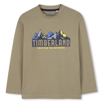 Lang&auml;rmeliges T-Shirt aus Jersey TIMBERLAND JUNGE