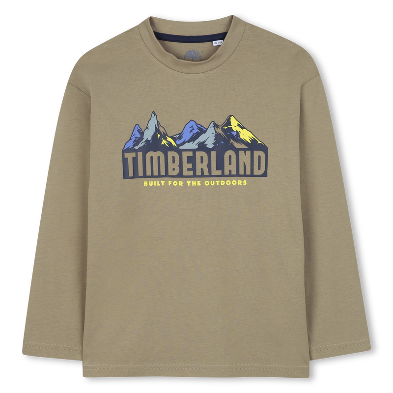 Lang&auml;rmeliges T-Shirt aus Jersey TIMBERLAND 
                        JUNGE