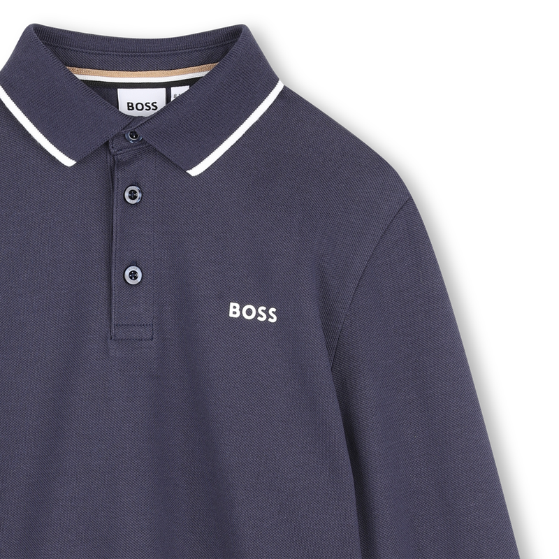 Langarm-Polo BOSS 
                        JUNGE