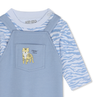 T-Shirt und Baumwoll-Latzhose KENZO KIDS 
                    JUNGE