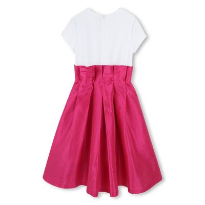 Elegantes Kleid aus Seidentaft KARL LAGERFELD KIDS M&Auml;DCHEN