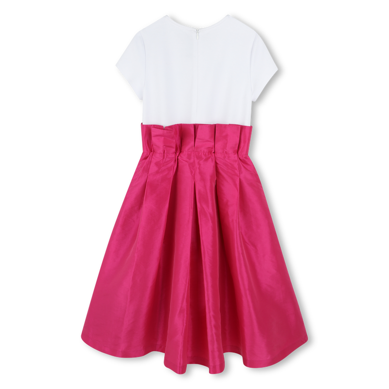 Elegantes Kleid aus Seidentaft KARL LAGERFELD KIDS 
                        M&Auml;DCHEN
