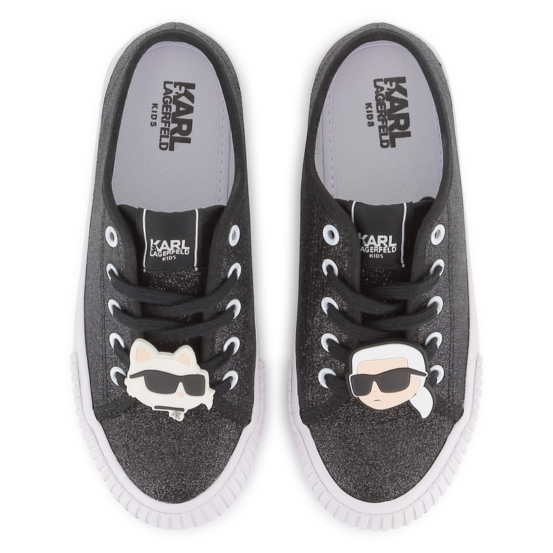 Low Sneakers zum Schn&uuml;ren KARL LAGERFELD KIDS 
                        M&Auml;DCHEN