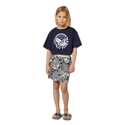 T-Shirt mit Siegel-Druck KENZO KIDS M&Auml;DCHEN