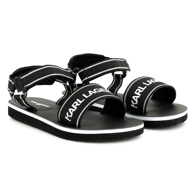 Leichte Klettsandalen KARL LAGERFELD KIDS 
                        M&Auml;DCHEN