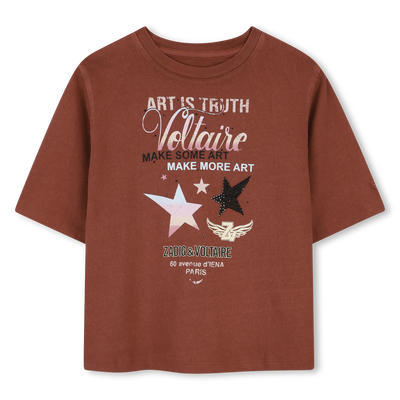 T-Shirt mit kurzen &Auml;rmeln ZADIG & VOLTAIRE M&Auml;DCHEN