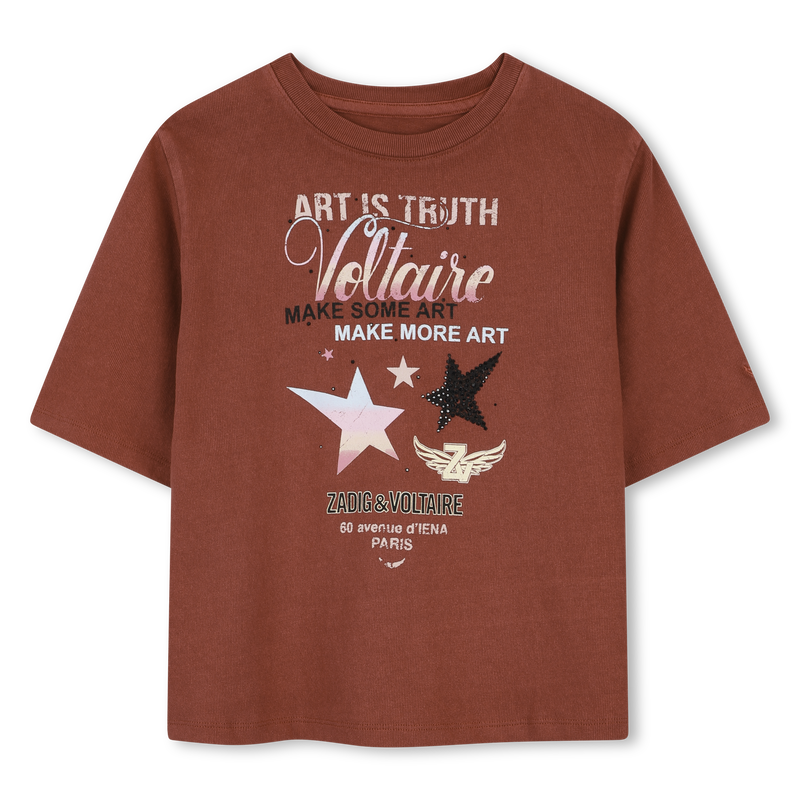 T-Shirt mit kurzen &Auml;rmeln ZADIG & VOLTAIRE 
                        M&Auml;DCHEN
