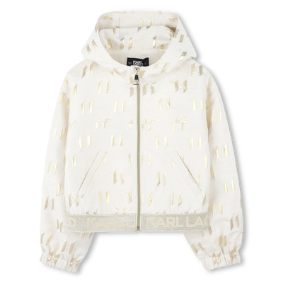 Jacke mit goldfarbenen Details KARL LAGERFELD KIDS MÄDCHEN