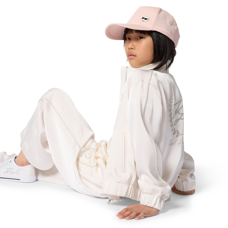 JOGGINGHOSE AUS SATIN KARL LAGERFELD KIDS 
                        M&Auml;DCHEN
