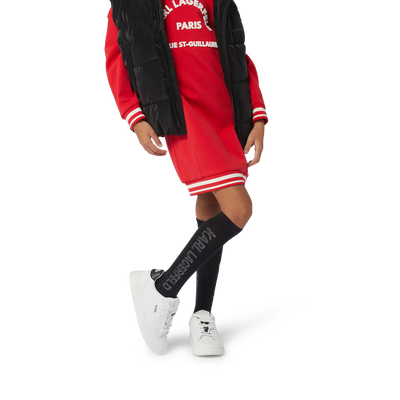 Ledersneaker mit Schn&uuml;rung KARL LAGERFELD KIDS JUNGE